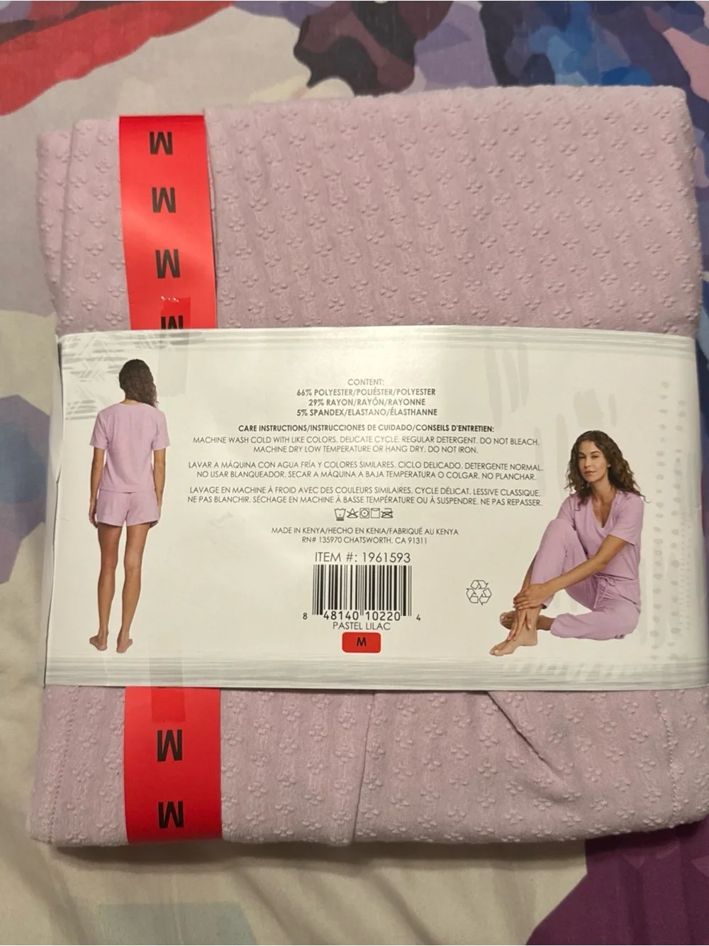 Honeydew Intimates Lilac 3-Piece Lounge Set - V-Neck Tee, Shorts & Joggers